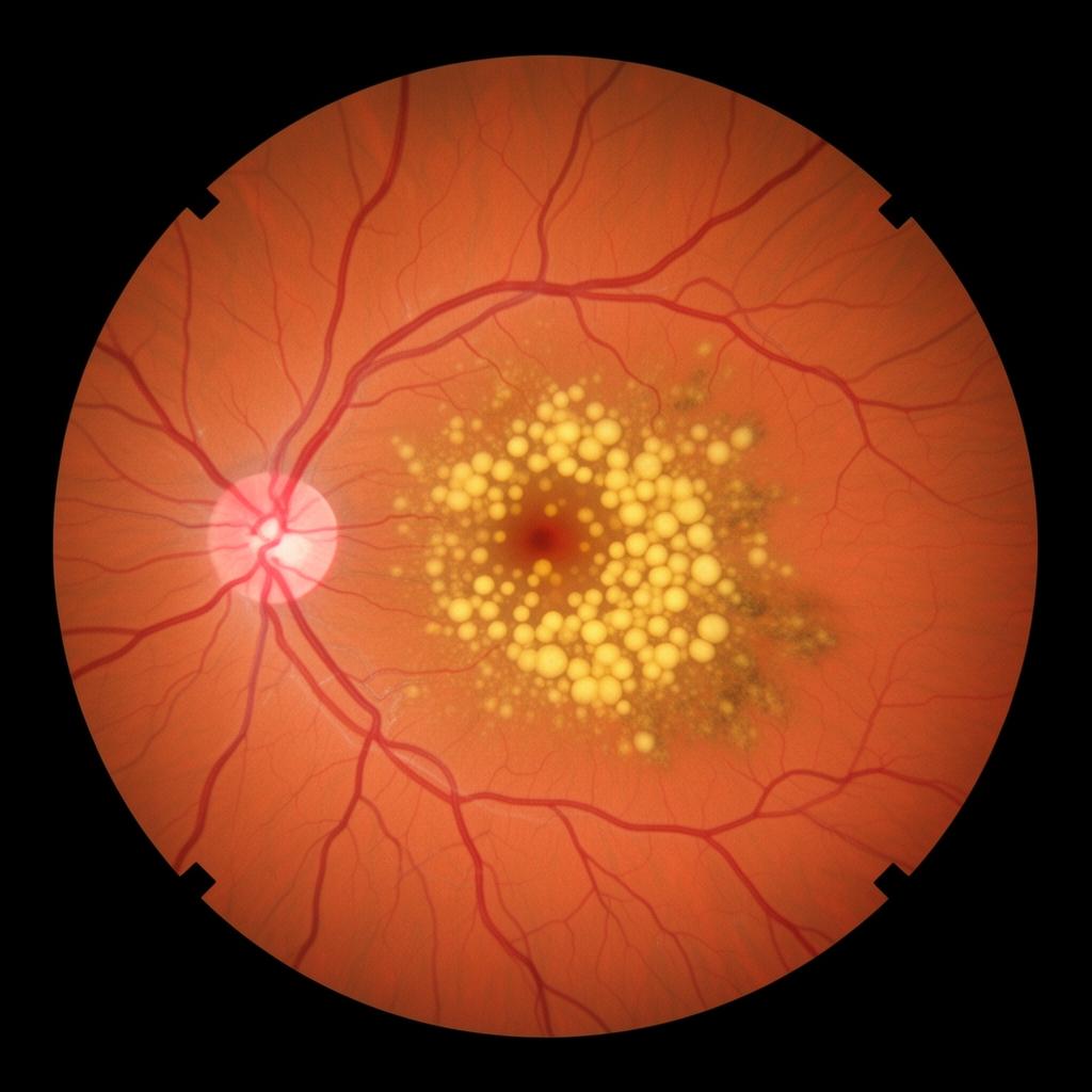Illustration: Age-Related Macular Degeneration (AMD)